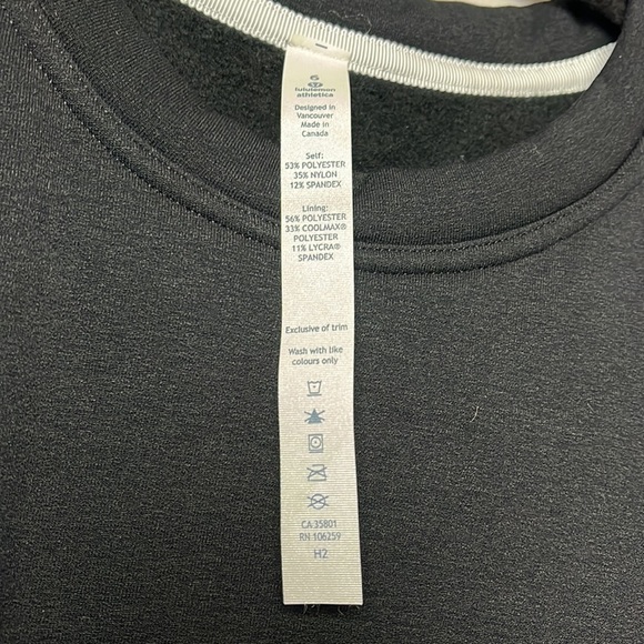Lululemon peplum fleece pullover - Picture 4 of 8